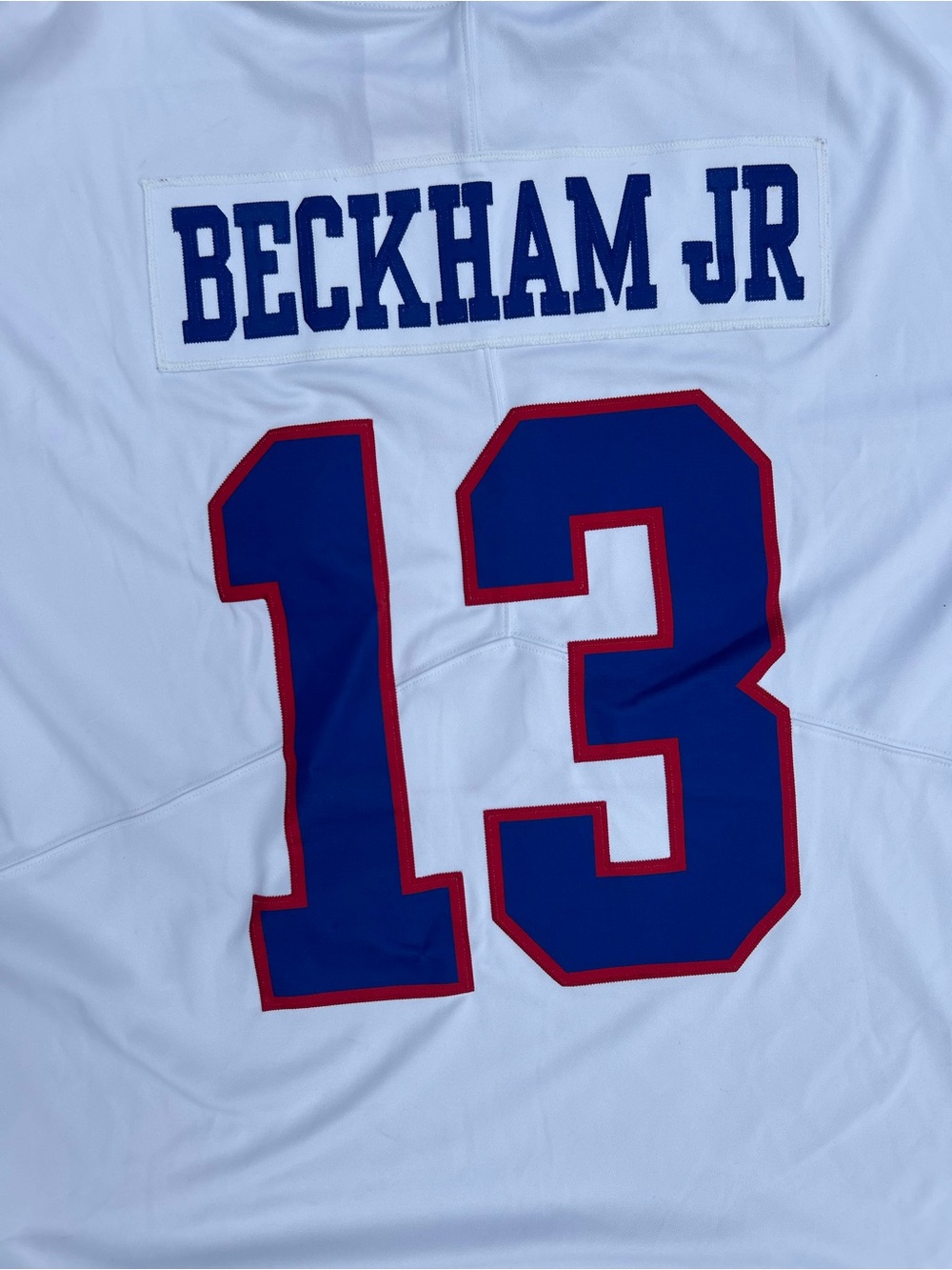 Nike White New York Giants #13 BECKHAM JR. Football Jersey - Picture 10 of 11